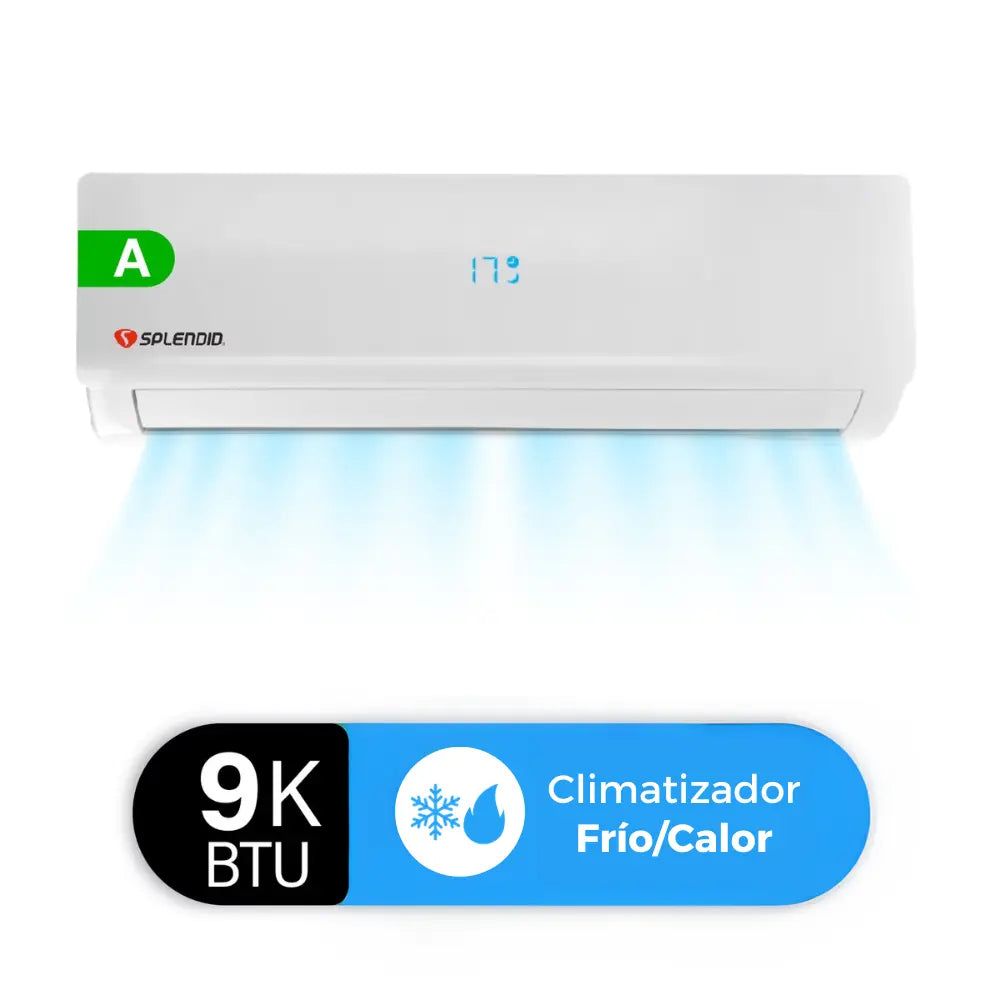 Aire Acondicionado Split 9000BTU ON/OFF Splendid