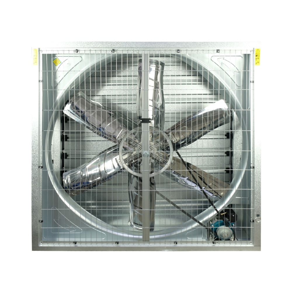 Extractor Industrial Galvanizado con Celosias 22.000 m3/h 1x1x0,37 220v