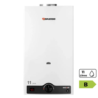 Calefont ionizado tiro natural 11 litros gas natural Master Splendid
