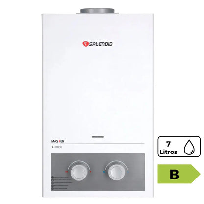 Calefont ionizado tiro natural 7 litros gas licuado MV SB 7 Splendid