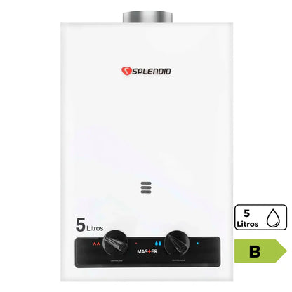 Calefont ionizado tiro natural 5 litros gas licuado MV SB 5 Splendid