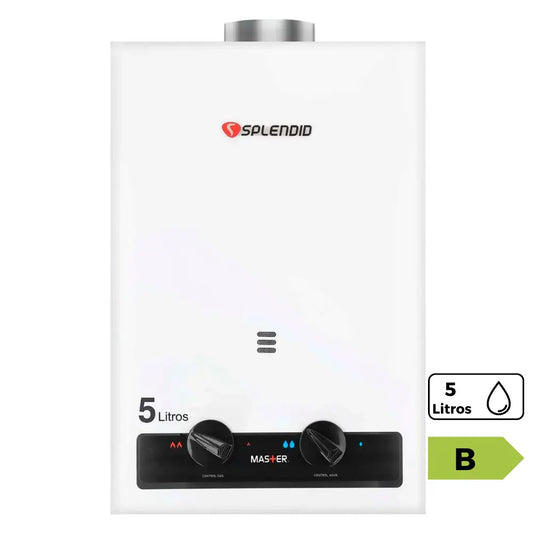 Calefont ionizado tiro natural 5 litros gas licuado MV SB 5 Splendid