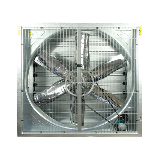 Extractor Industrial Galvanizado con Celosias 22.000 m3/h 1x1x0,37 220v