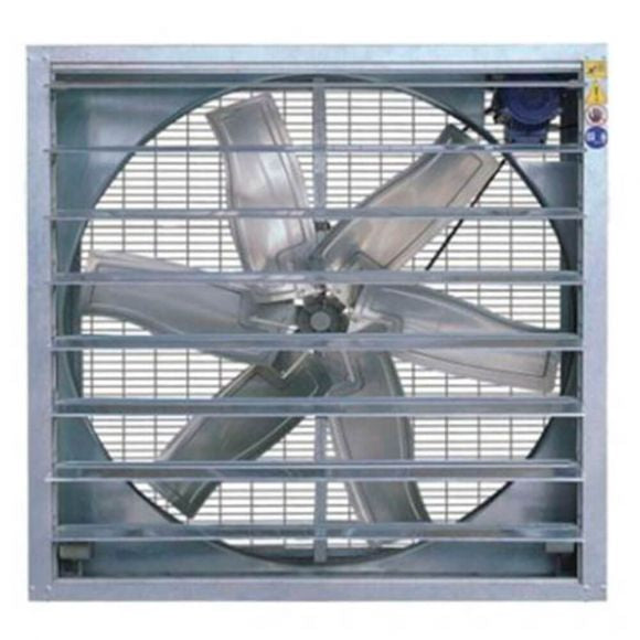 Extractor Industrial Galvanizado con Celosías 25.000 m3/h
