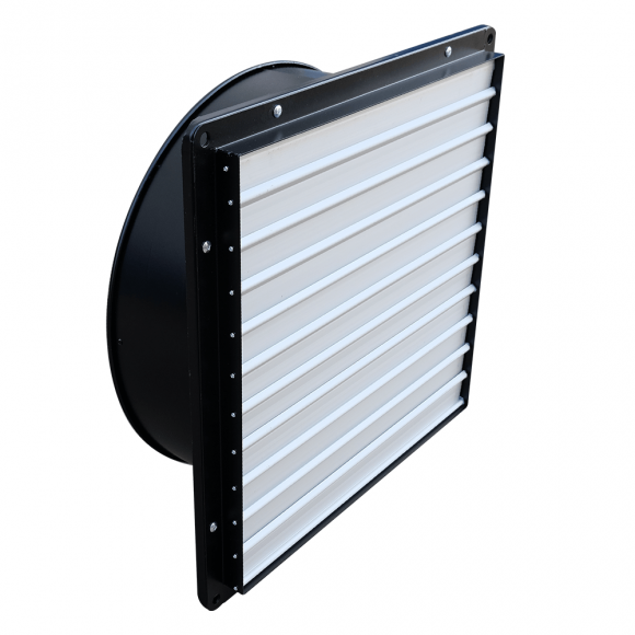 Extractor con Celosias Aluminio EX600 9500 m3/h - 220V